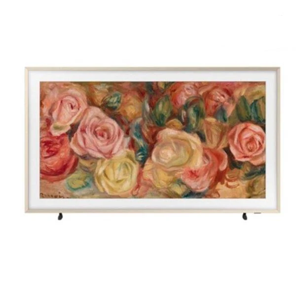 The Frame TV 75인치+챔퍼 샌드골드 베젤