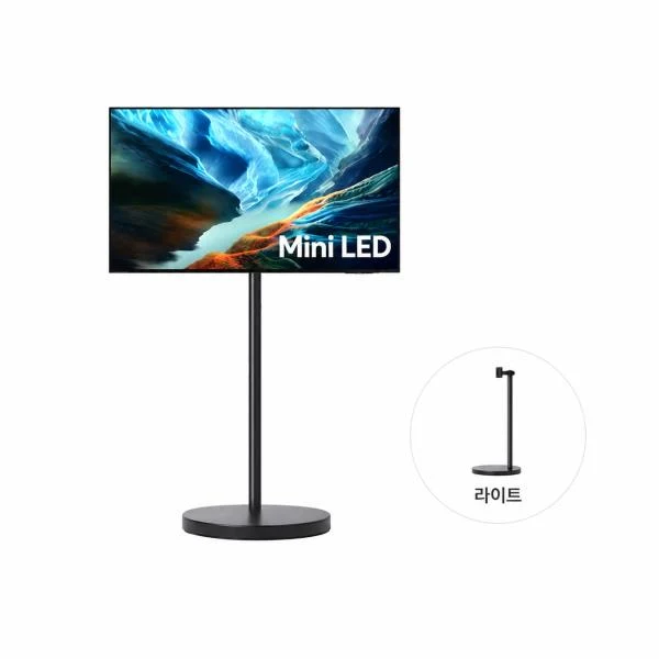 Mini Led 4k 50인치 TV+무빙스타일 라이트 블랙