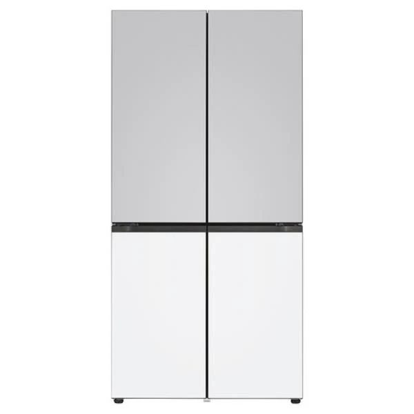 디오스 오브제컬렉션 613L 상냉장 하냉동 메탈 4도어 냉장고 Fit & Max 에센스 화이트&크림그레이 재고문의