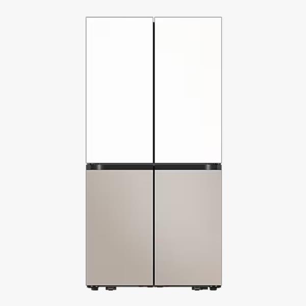 BESPOKE AI 하이브리드 4도어 냉장고 901L 에센셜화이트/에센셜베이지 (UV탈취)